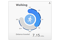 Multiple shape labels used on a circular gauge.