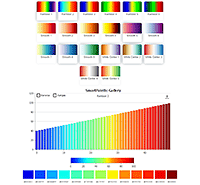 Pre-defined palettes gallery.